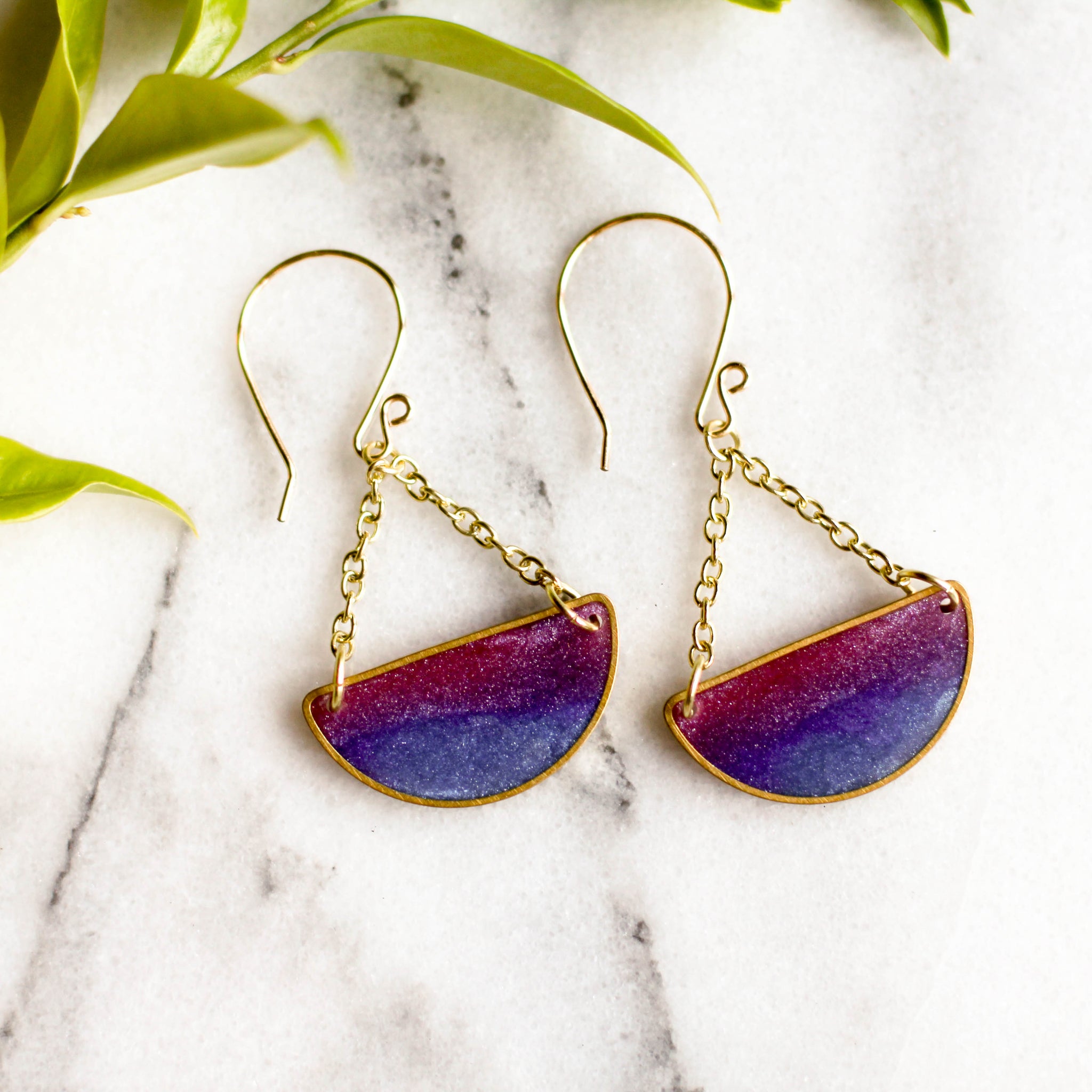 Mood Swings Earrings - Twilight