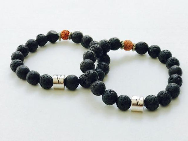 Men's Lava Bracelet (essential Oil) | Victory Line