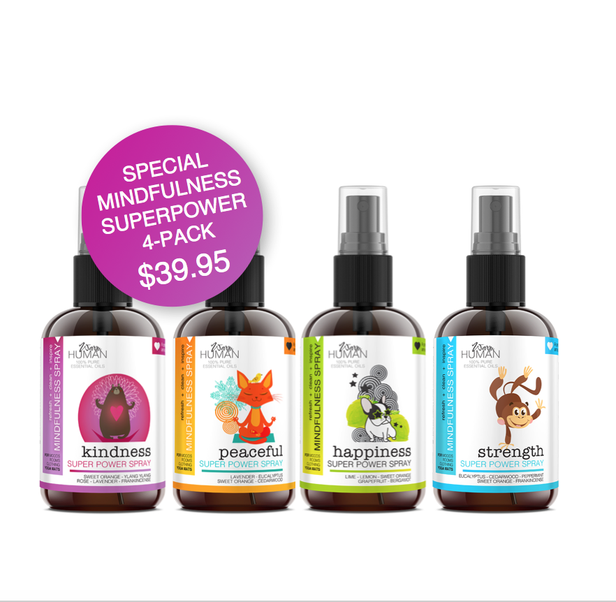 SPECIAL 4-pack of MINDFULNESS SUPERPOWER SPRAYS